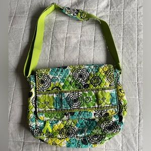 Vera Bradley Limes Up messenger bag retired print